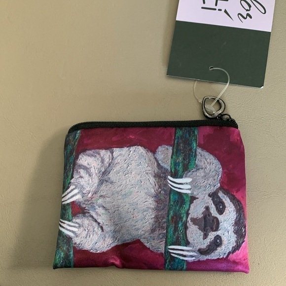 Cute little sloth change purse - Picture 2 of 5